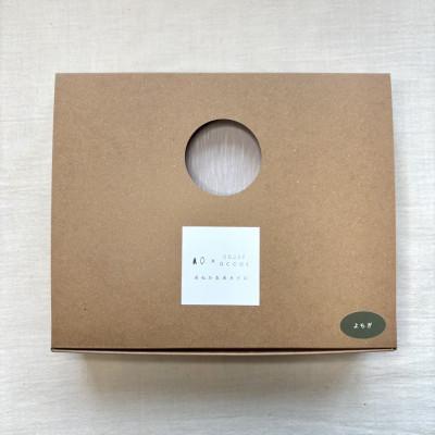 ふるさと納税 南魚沼市 ao×accos【大判】米ぬか玄米カイロ(よもぎ入り)なめらか点天竺　素色　1個 |  | 02