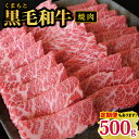 【ふるさと納税】黒毛和牛 くまもと黒毛和牛 焼肉用 500g | 熊本県 熊本 くまもと 和水町 なごみまち なごみ 牛肉 黒毛和牛 肥後 冷凍 定期便 2回