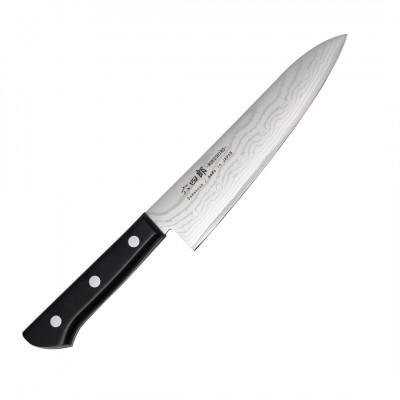 ふるさと納税 燕市 六四郎 37層ダマスカス 牛刀包丁 180mm 両刃