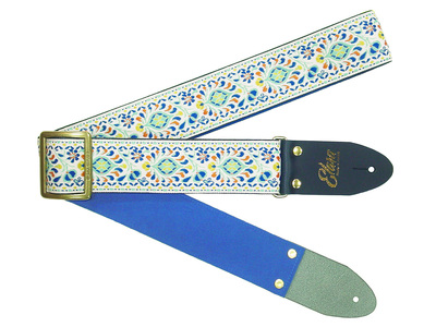 【ギターストラップ】Elara Straps Peacock Queue Firn　ギター　ベース　アコースティックギター　アコギ　エレキギター　エレキ　ギターストラップ　ベースストラップ　エララストラップ