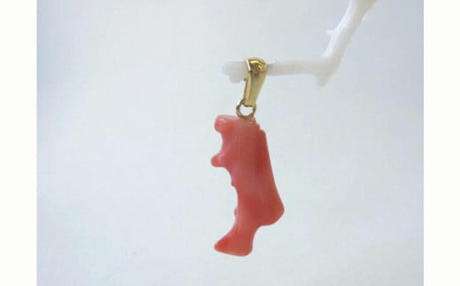 珊瑚職人館の珊瑚のペンダント189