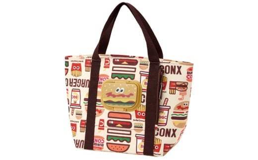 ランチバッグ 保冷 保温 おしゃれ ランチトートバッグ お弁当かばん ランチトート ＜ skater＞KCLBP1【大きめ ランチバック 弁当 保温バッグ 保冷バッグ ランチトートバックバーガーコンクス BURGER CONX 男の子 女の子】 奈良県 奈良市 なら 7-225