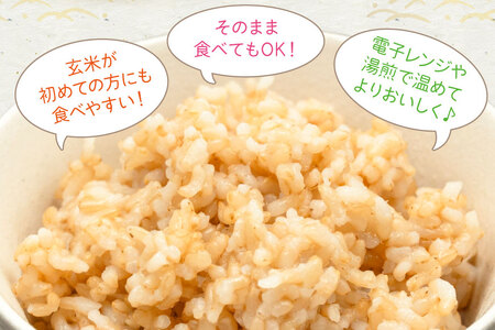 玄米 ヒノヒカリ 水清谷米の玄米ごはん 200g×4パック セット [みずしだにファーム 宮崎県 美郷町 31bl0004] 個包装 手軽 お米 こめ 米 コメ