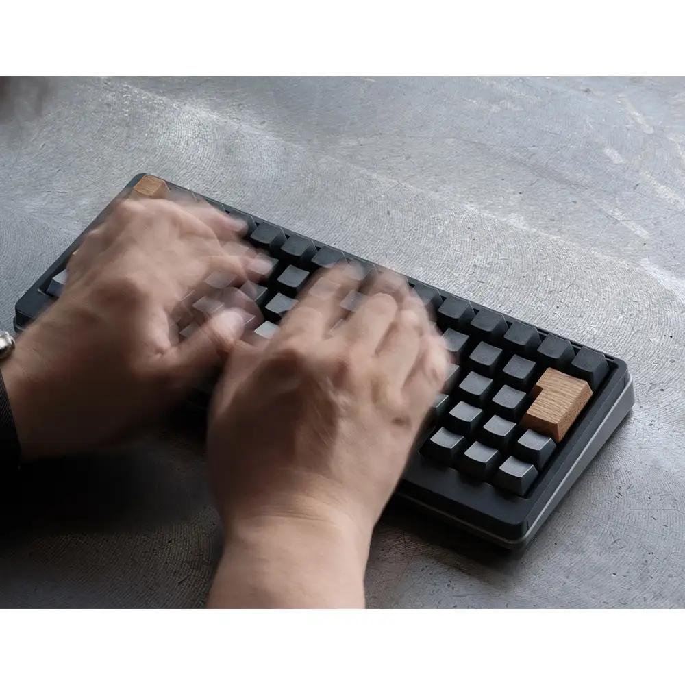 HHKB Studio専用 木製キートップ 日本語配列 オーク ／ HHKB Studio キートップ 木製キーボード オーク 無垢材 キーキャップ 木目 デザイン カスタムキーボード 静音タイピング
