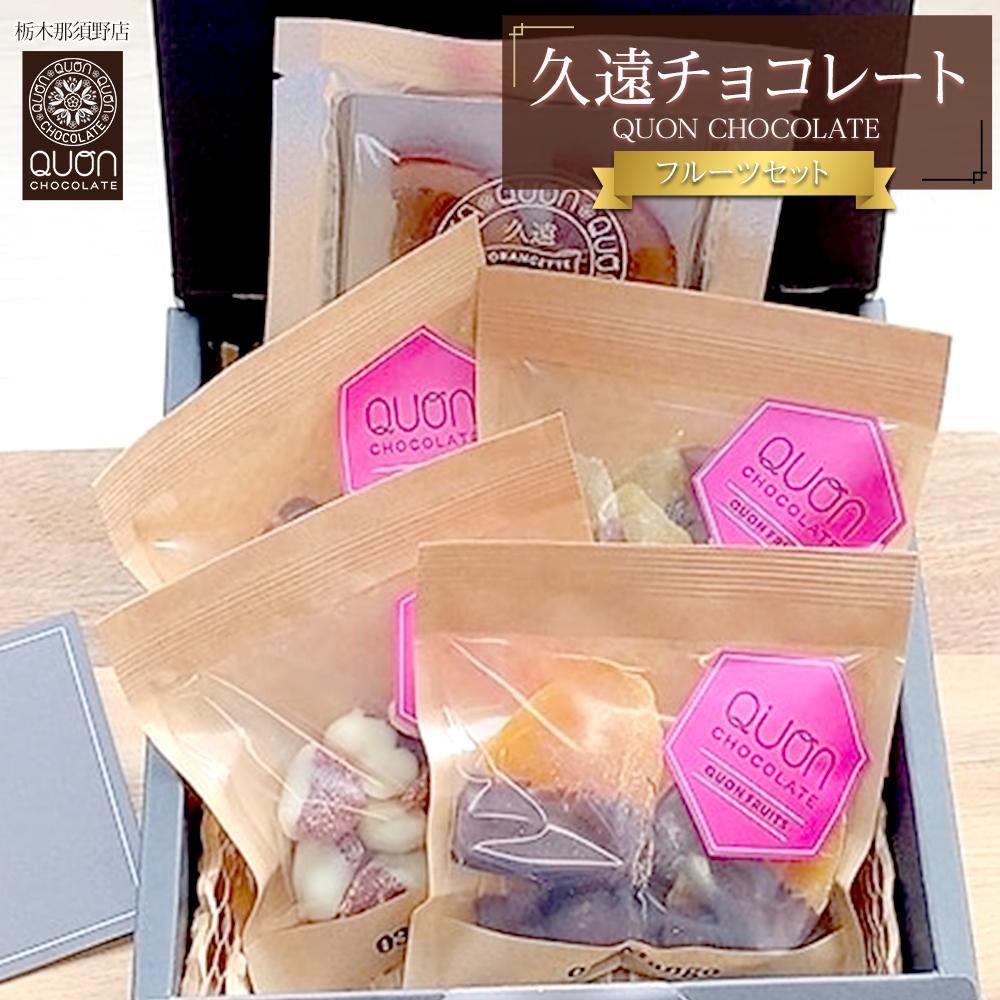 【ふるさと納税】久遠チョコレート　栃木那須野店フルーツセット　 チョコレート 洋菓子 ショコラ 詰め合わせ セット 厳選 スイーツ QUON | 菓子 おかし スイーツ デザート 食品 人気 おすすめ 送料無料