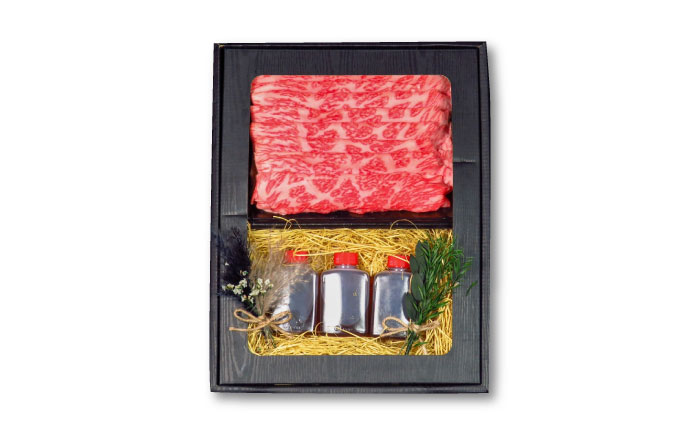 【全12回定期便】博多和牛 A5ランク 赤身スライス500g しゃぶしゃぶ セット（あご出汁濃縮タイプ付き）雌≪築上町≫【KRAZY MEAT】肉 牛肉 A5 和牛 肉 鍋 [ABEN048]