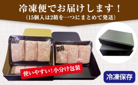 佐賀牛入合い挽きハンバーグ（150g×15個）