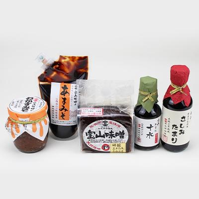 ふるさと納税 武豊町 武豊産　豆みそ・たまり詰め合わせセット5品 |  | 01