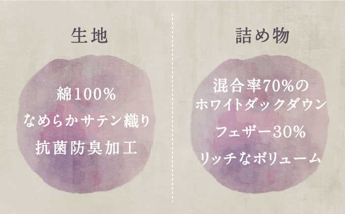 ダウンピロー リュクス 枕 羽毛 まくら ホワイトダウン70％ 無地 ホワイト《壱岐市》【富士新幸九州】 [JDH065] 48000 48000円