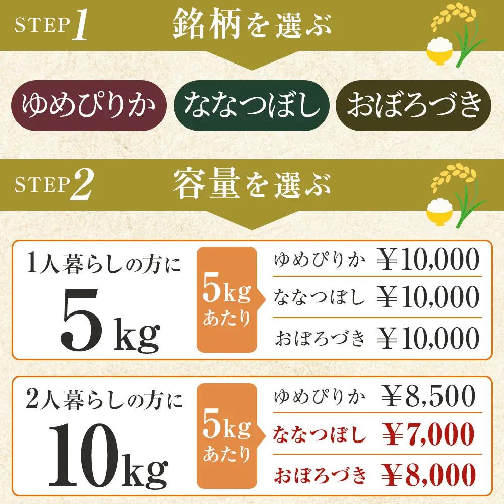 【令和7年産】 おぼろづき 無洗米 真空パック 5kg×4袋×5口 100kg | おぼろづき_06550