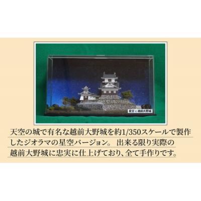 ふるさと納税 大野市 星空と越前大野城 ジオラマ |  | 01