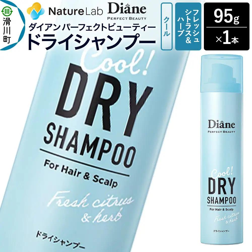 Diane ダイアン パーフェクトビューティー ドライシャンプー クール フレッシュシトラス＆ハーブの香り 95g×1個
