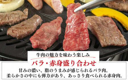 【 定期便 3回 】 奈良県産 黒毛和牛 大和牛 バラ ・ 赤身 盛り合わせ 焼肉 500g｜ブランド牛 和牛 金井畜産