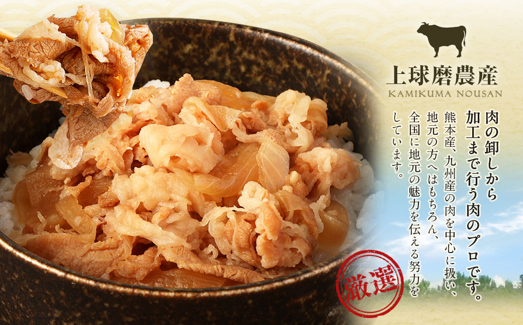 【3ヶ月定期便】牛丼の具 150g×10パック(1.5kg) ×3回 合計4.5kg