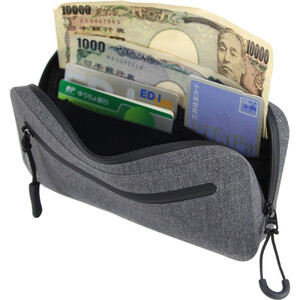 R250 防水スマートライドポーチ  スーパーDX2 グレー W小銭入れ