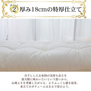 【まくら(株)】極上ふとん　シングルロング　布団職人が作る綿布団　約100×210cm《60日以内に出荷予定(土日祝除く)》