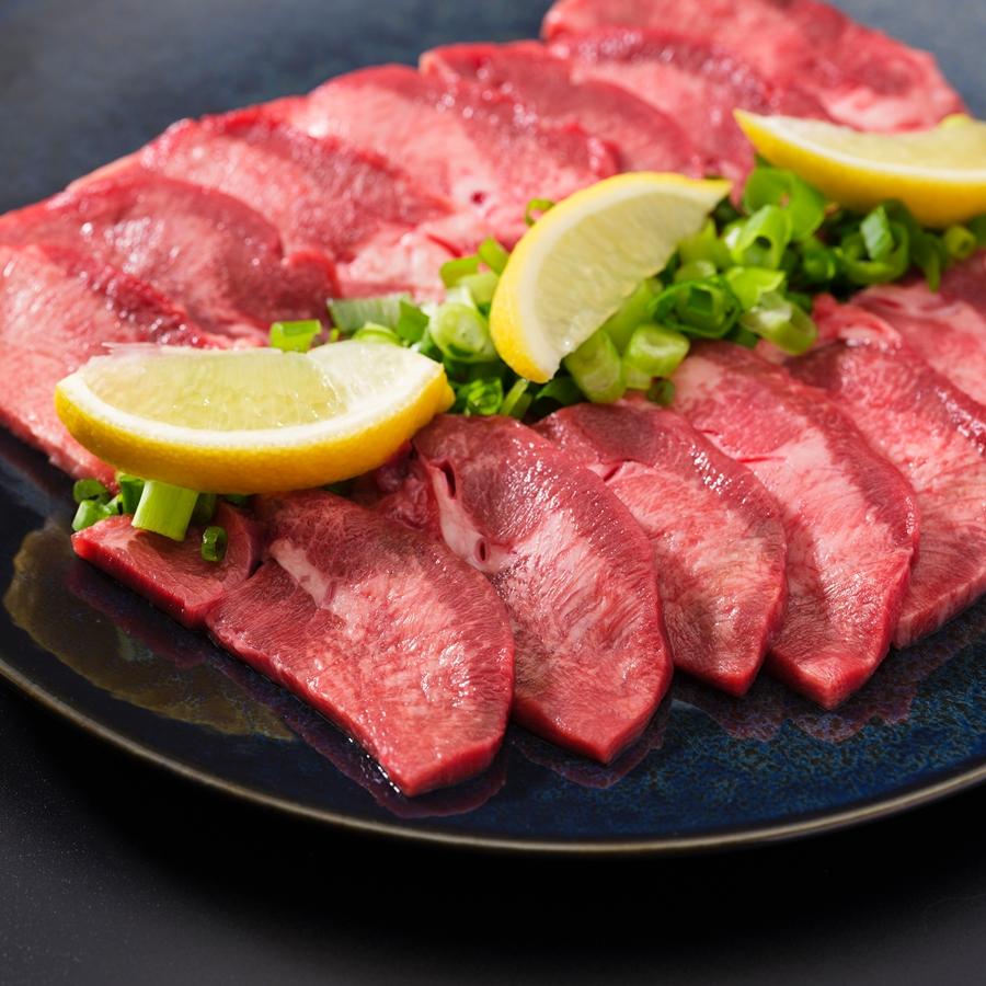 ＜幸福亭＞「霜降り牛タン」厚切り（タン元）塩だれ100gx10（計1kg）