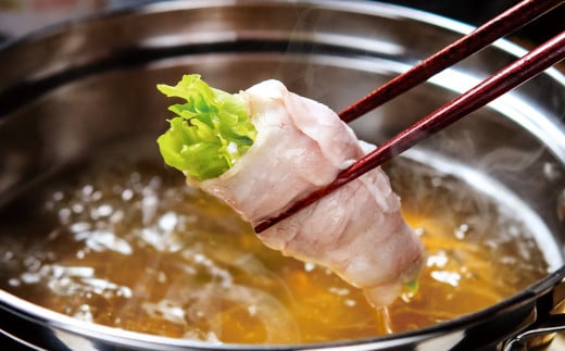 【11月発送】しゃぶしゃぶ用豚肉1.5kgと豚しゃぶ専用だしセット 飲み干せるだし 朱瑠璃/酒瑠璃  宮崎県産豚肉 鍋＜1.5-36＞●