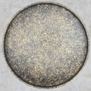 木製 丸トレイ 乱糸 (マット仕上げ) 漆黒