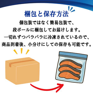 紅鮭 訳あり 厚切り 1.2kg