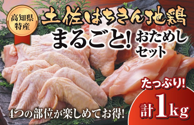 
鶏肉 もも むね ささみ 手羽先 手羽元 丸ごと1羽 合計1kg以上 ブランド鶏 パック 鶏もも 肉 詰め合わせ 土佐はちきん地鶏 唐揚げ から揚げ からあげ用 高知県 須崎市
