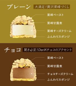 京都丹波栗 「栗峰」 チーズモンブラン 4個 （プレーン・チョコ） | ふるさと納税 ソラアオ チーズ モンブラン