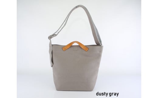 
松右衛門帆　コンビショルダー dusty gray　帆布　普段使い　丈夫　シンプル　
