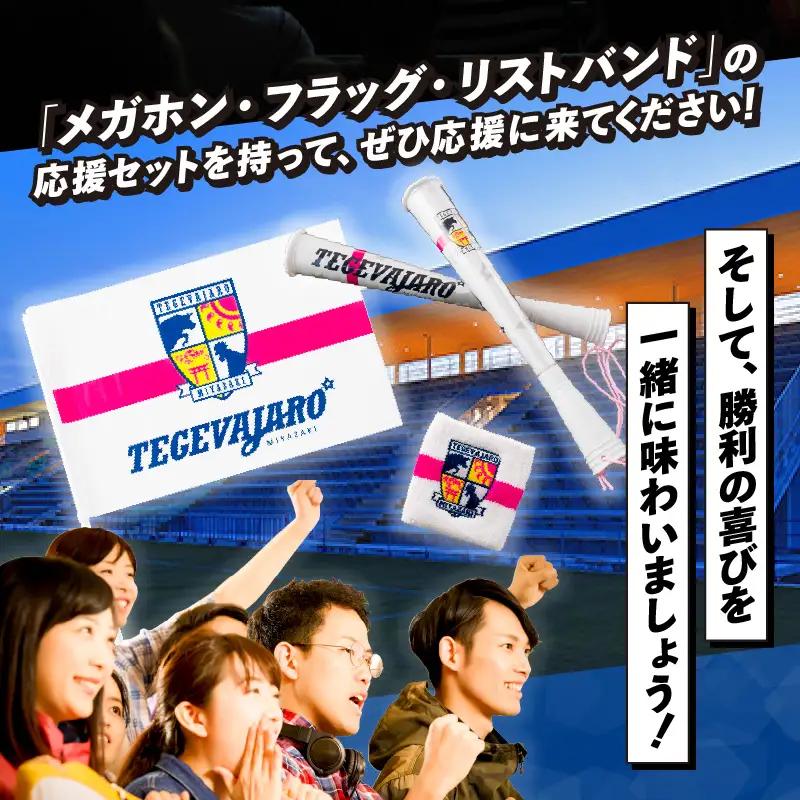 テゲバジャーロ宮崎　応援グッズ3点セット テゲバ 応援 グッズ