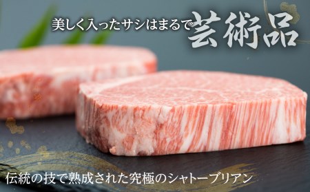 飛騨牛　シャトーブリアンステーキ　最高ランク5等級　2回お届け　飛騨市推奨特産品　古里精肉店謹製[Q1121n]シャトーブリアン 飛騨牛 シャトーブリアン 牛肉 シャトーブリアン 黒毛和牛 シャトーブ