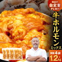 【ふるさと納税】牛ホルモンMIX 合計1.2kg 300g 3~4人前×4袋 味噌漬け みそ ミソ 牛肉 モツ 自家製特製タレ ホルモン ミックス もつ 肉 晩酌 おつまみ おかず 焼肉 焼くだけ 簡単調理 BBQ 小分け パック 焼肉工房もく 冷凍 送料無料 9-020