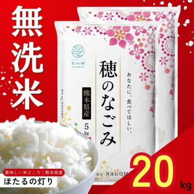 ふるさと納税 和水町 【令和7年産】熊本県産 ほたるの灯り 無洗米 20kg