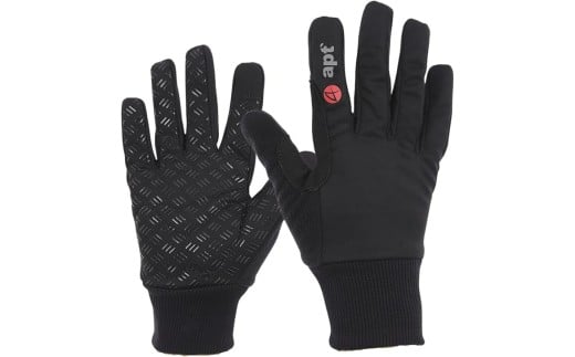 apt'サイクルグローブ 【Sサイズ・ブラック】冬 冬用 温かい 多機能防寒グローブ 防寒 防風 耐久性 高機能 自転車 サイクルスポーツ タッチパネル対応 W-FITG 奈良県 奈良市 なら 11-122