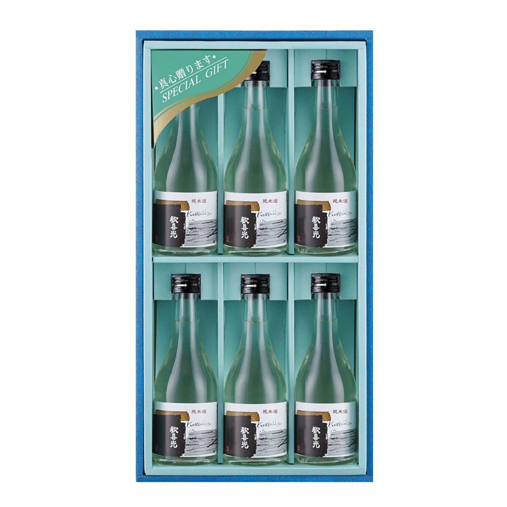 【ふるさと納税】[奈良香芝で天保元年創業] 歓喜光 純米原酒 (300ml×6本) [2155]