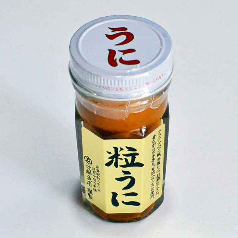 【ふるさと納税】磯の匠　手作り粒うに　瓶詰(40g×1本)  海鮮 ウニ 雲丹 瓶詰め 天然 国産 送料無料 ふるさと納税 ウニ 中間市 【001-0323】