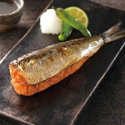 ふるさと納税 福岡市 那嘉島のいわし明太子　10本入り AK01
