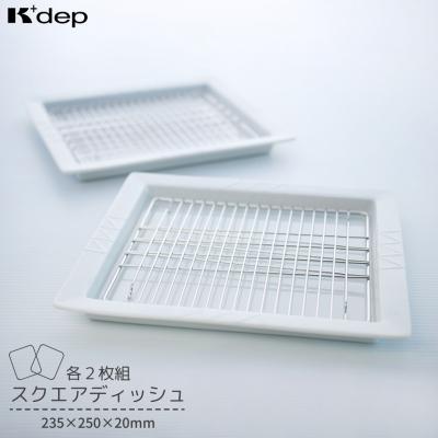 ふるさと納税 三条市 スクエアディッシュ2枚組【017S126】