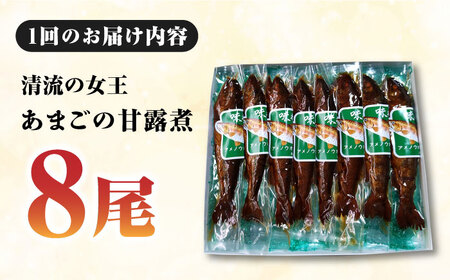 【全12回定期便】これぞ贅沢！美味しさをまるごと閉じ込めた「あまごの甘露煮」８尾　愛媛県大洲市/大洲市物産協会[AGBM079]