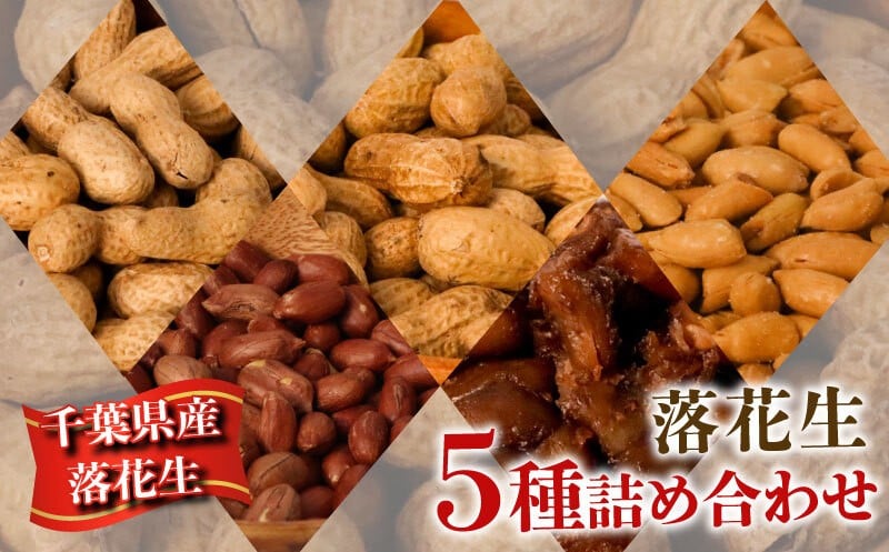 
            千葉県産 落花生 5種セット 650g 千葉半立 ナカテユタカ 極細バタピー 素煎り 甘煮 千葉 落花生  らっかせい ピーナツ ピーナッツ おつまみ おすすめ 人気 健康 千葉  千葉県産 旭市産 国産  菓子 ギフト 千葉県 旭市 株式会社ヤマハン ymh005
          