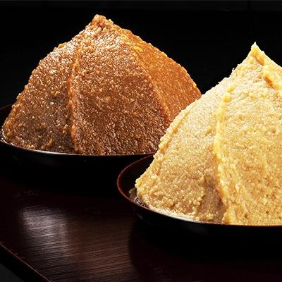 ふるさと納税 長野市 信州産　無添加カップ味噌(コシヒカリ味噌×2個、こがね味噌×2個)各500g合計2kg 詰合せ |  | 01