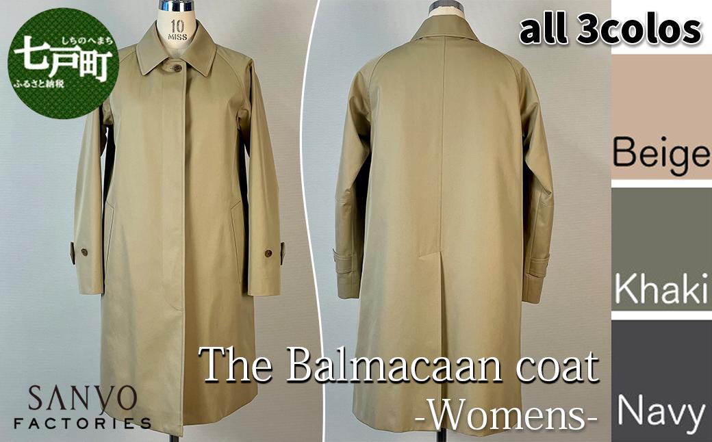 
            ステンカラーコート『The Balmacaan-Womens』　女性用＜ベージュ・カーキ・ネイビーから選択＞ 【送料無料 青森県 七戸町 羽織 アパレル 服 洋服 上着 羽織 コート ステンカラーコート 秋 冬 春 レディース 女性 シンプル 普段着 綺麗め 通勤 スーツ 】　【02402-0356】
          