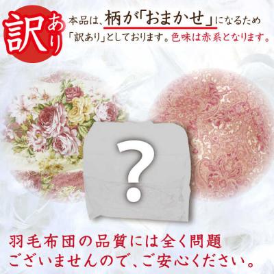 ふるさと納税 糸島市 【糸島羽毛ふとん 訳あり】羽毛布団柄おまかせダウン90%【ダブル】株式会社三樹[AYM007] |  | 02