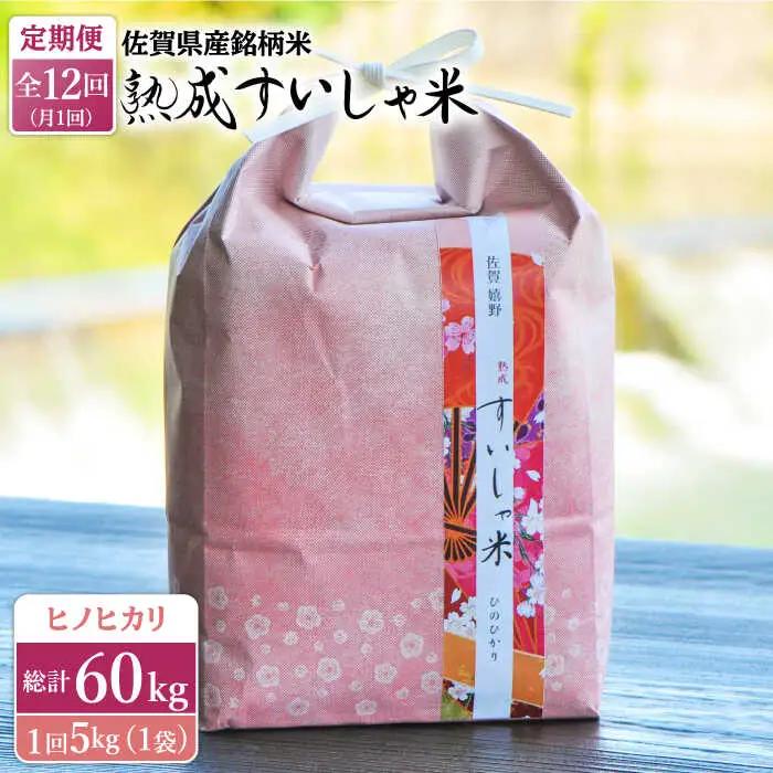 【定期便】 白米 ヒノヒカリ5kg NAO059 全12回 白米