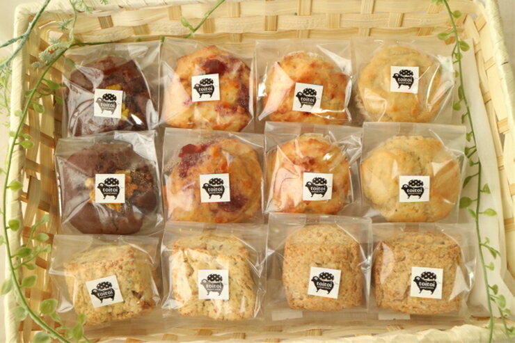 【ふるさと納税】国産や安心安全な食材を大切にした定番人気＆季節限定のヴィーガンマフィンとスコーン詰め合わせ 12個セット 個包装 プラントベース マクロビ エシカルスイーツ【小田原ヴィーガンマフィン 神奈川県 小田原市 】