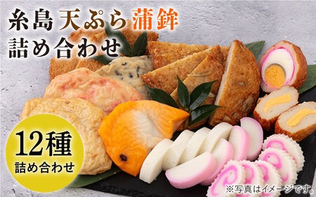 天ぷら 蒲鉾 詰め合わせ (12種17点) Aセット 糸島市 / 村島蒲鉾店 惣菜 かまぼこ [AHH001]