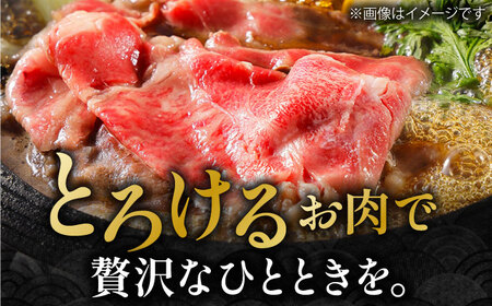 佐賀県産 黒毛和牛 贅沢スライス すき焼き・しゃぶしゃぶ用 肩ロース・リブロース 600g 1パック【株式会社いろは精肉店】[IAG006]