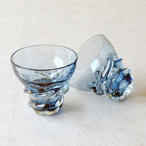 能登藍-noto blue- 流ぐい呑みペア（中田製箱所製木箱入り） ※2025年3月上旬頃より順次発送予定