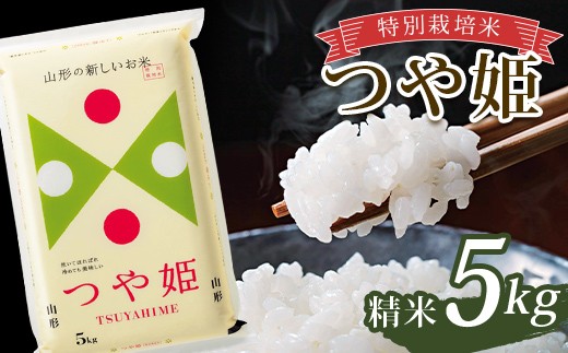 令和7年産 特別栽培米 つや姫 (精米) 5kg 山形県南陽市産 米 白米 ご飯 農家直送 山形県 南陽市 [2362-A]
