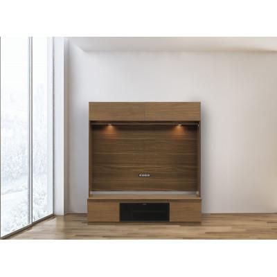 ふるさと納税 大川市 シャルム  幅160cm テレビボード 壁掛けテレビアーム金具付 グレージュ/ウォールナット |  | 01