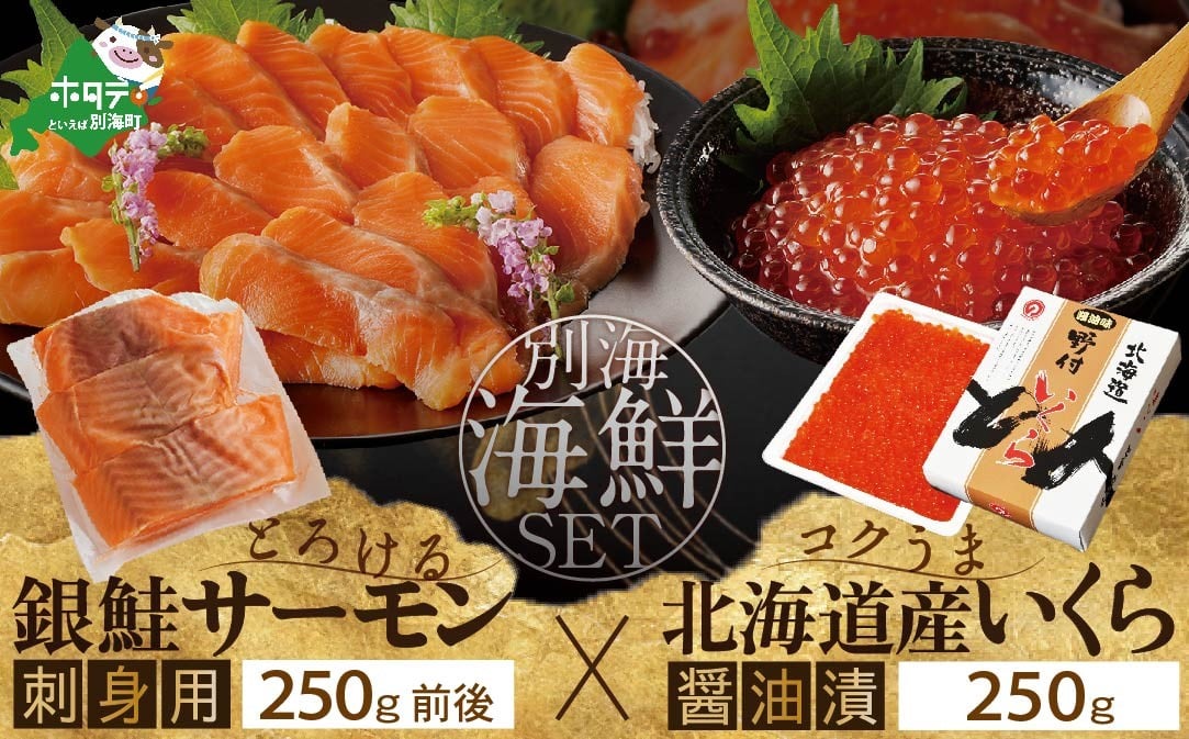 
                  サーモン ･ いくら 海鮮セット 刺身用サーモン 250g + 北海道産醤油いくら250g  ふるさとチョイス ふるさと納税 仕組み キャンペーン 限度額 計算 ランキング やり方 シミュレーション チョイス チョイスマイル  福袋 大容量
                