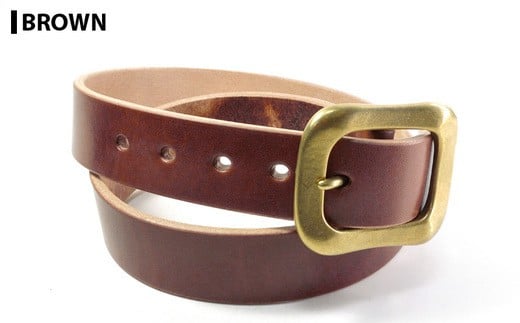 サムライクラフト ギャリソンベルト(Sサイズ)＜ブラウン＞ レザー 革 本革 レザー製品 革製品 本格 ギフト 名入れ 日本製 手縫い ハンドメイド ファッション メンズ 小物 Samurai Craft【株式会社Stand Field】ta285-S-brown